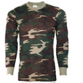 Men's Camouflage Thermal Underwear Top Shirt (3XL)